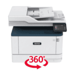 Dimostrazione virtuale della stampante multifunzione Xerox® B305 e vista a 360°.
