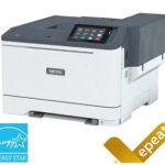 Vista laterale sinistra della stampante a colori Xerox® C410